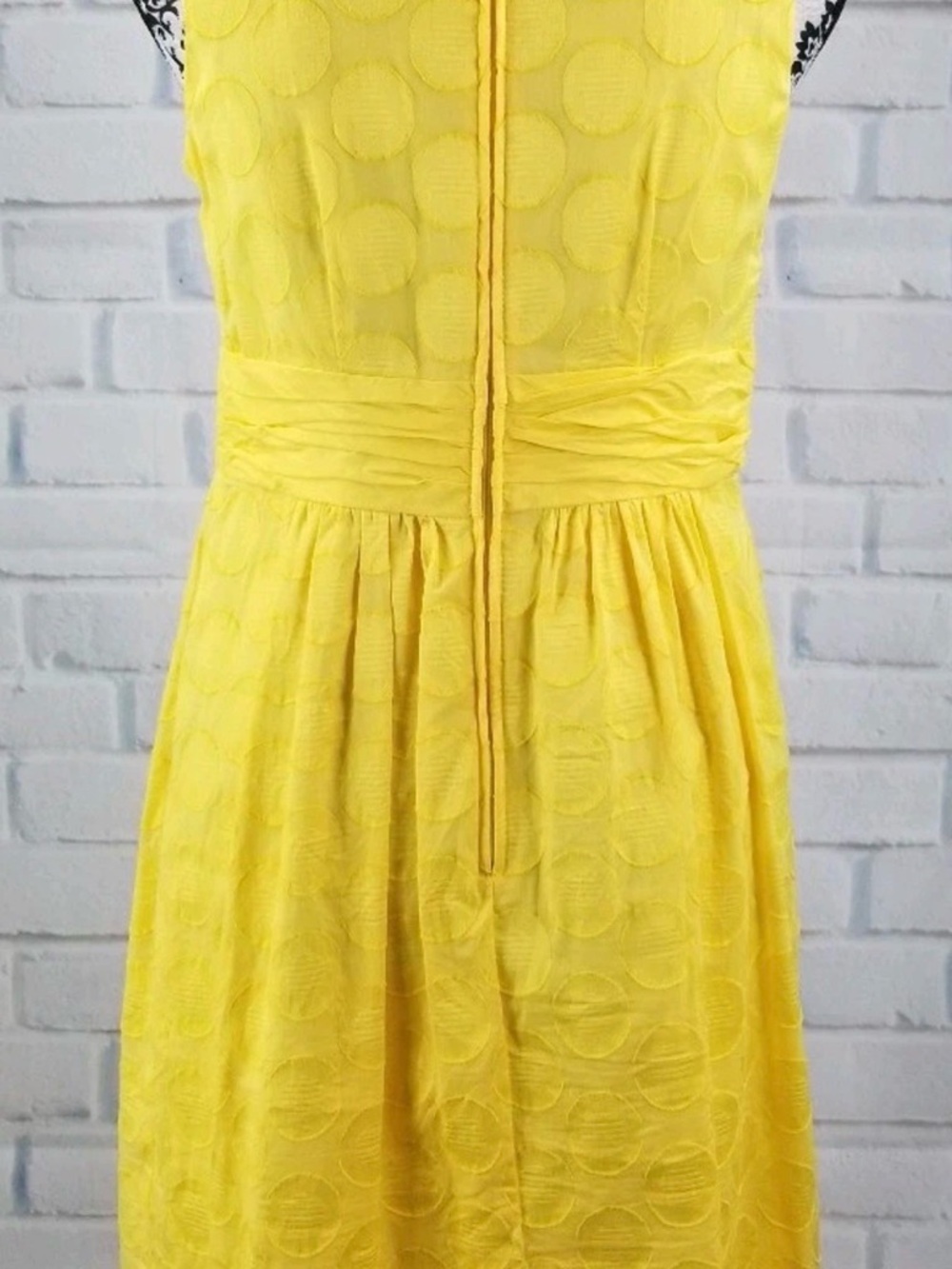 Studio I Yellow Ruffled V-Neck Midi Dress - Picture 4 of 6
